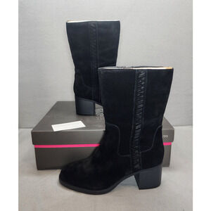 Vince Camuto Zelcinna Water Repellent Mid Shaft Suede Boots Women's SZ 9 - NIB